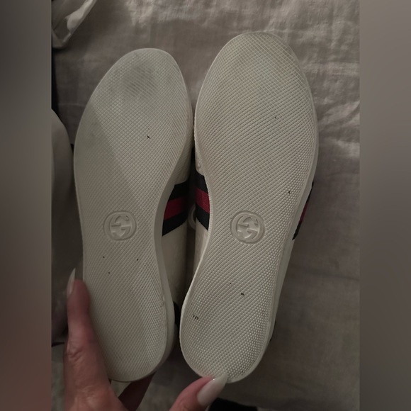 Like new, Gucci sneakers! Worn once and stored in box, in dust covers - Picture 7 of 7